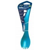 Sea to Summit Lightweight Delta Spork with Serrated Knife - Pacific BLUE